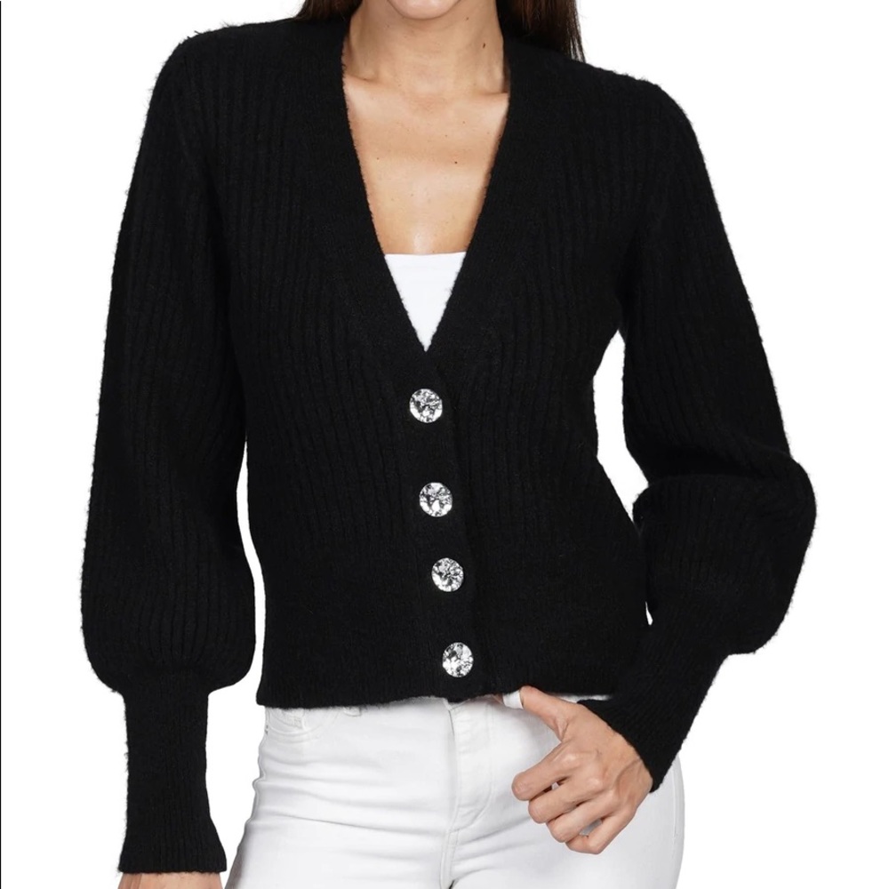 Slayden Jewel Button Cardigan